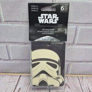 6Pack Storm Trooper Hanging Air Freshener Car Truck, Vanilla Star Wars Disney